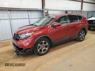 2019 Honda CR-V EX with VIN 2HKRW1H59KH503320, listed as a Copart auction lot 47656955 with 32,893 mi miles and Salvage Title. Bid and sale history available at carsss.com. Image 1.
