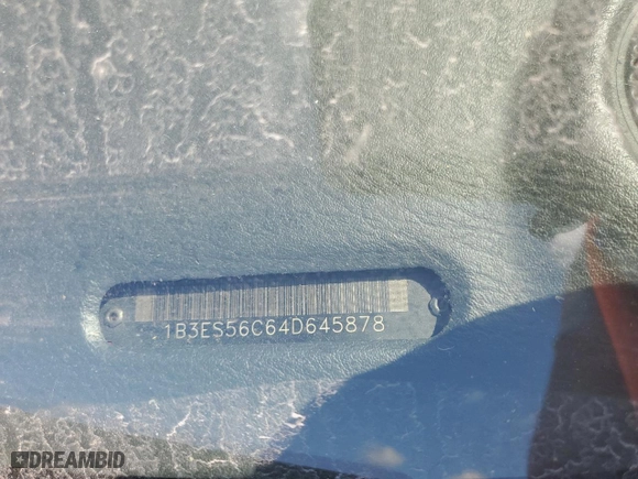 2004 Dodge Neon SXT with VIN 1B3ES56C64D645878, listed as a Copart auction lot 45171775 with 183,323 mi miles and Non Repairable. Bid and sale history available at carsss.com. Image 12.