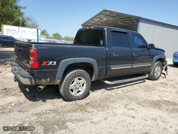 2006 Chevrolet Silverado 1500 LT1 with VIN 2GCEK13TX61150965, listed as a Copart auction lot 52495565 with 170,678 mi miles and Salvage Title. Bid and sale history available at carsss.com. Image 3.
