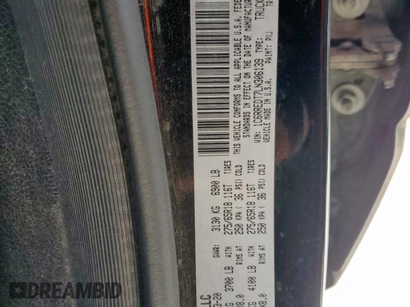 2020 Ram 1500 Laramie z VIN 1C6RREDT7LN306139, wystawiony jako Copart lot #62704995 z przebiegiem 118 657 mil mil oraz Szkoda całkowita • Salvage title. Historia ofert i sprzedaży dostępna na DreamBid. Obrazek 13.