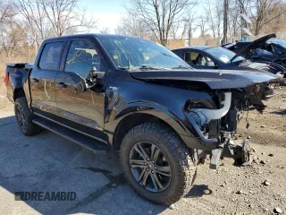 2021 Ford F-150 XL with VIN 1FTFW1E85MFC16295, listed as a Copart auction lot 58944845 with 28,357 mi miles and Salvage title. Bid and sale history available at DreamBid. Image 4.