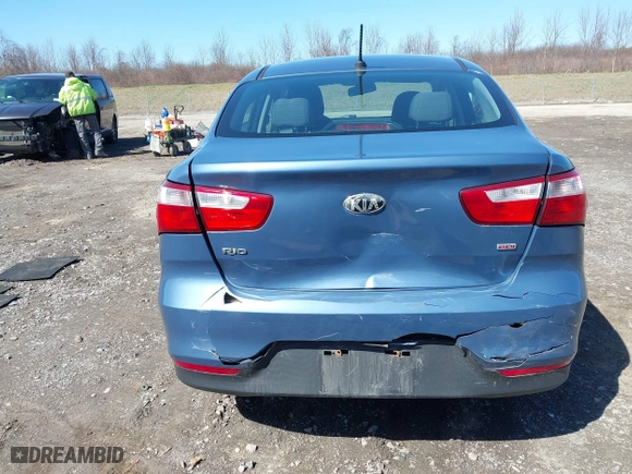 2016 Kia Rio LX with VIN KNADM4A33G6647339, listed as a IAAI auction lot 41964061 with 59,302 mi miles. Bid and sale history available at carsss.com. Image 6.