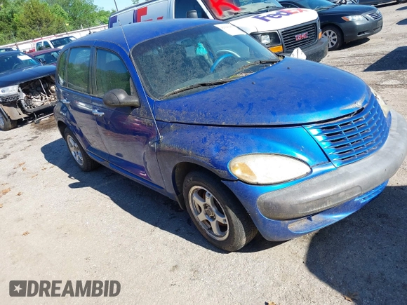 2004 Chrysler PT Cruiser with VIN 3C4FY48B44T235655, listed as a IAAI auction lot 42121947 with 128,527 mi miles. Bid and sale history available at carsss.com. Image 1.