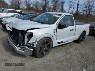 2021 Ford F-150 XL with VIN 1FTMF1C57MKD79392, listed as a Copart auction lot 49148275 with 29,241 mi miles and Salvage title. Bid and sale history available at DreamBid. Image 1.