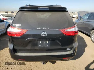 2016 Toyota Sienna LE with VIN 5TDJK3DC3GS129636, listed as a Copart auction lot 75938494 with 137,348 mi miles and Salvage Title. Bid and sale history available at carsss.com. Image 6.