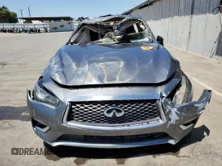 2019 Infiniti Q50 Signature Edition with VIN JN1EV7AP7KM517239, listed as a Copart auction lot 58093944 with 63,177 mi miles and Salvage Title. Bid and sale history available at DreamBid. Image 5.