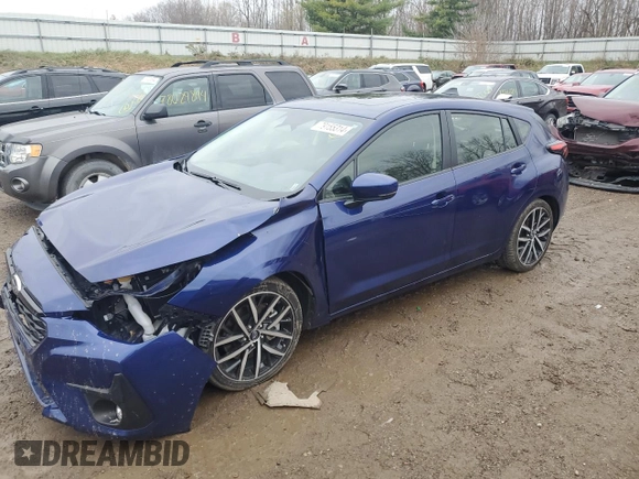 2024 Subaru Impreza Sport with VIN JF1GUAFC0R8300197, listed as a Copart auction lot 79155314 with 22,998 mi miles and Salvage Title. Bid and sale history available at carsss.com. Image 1.