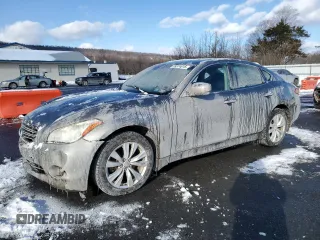 2011 Infiniti M37 with VIN JN1BY1AR7BM372583, listed as a Copart auction lot 89374015 with 192,995 mi miles and Salvage Title. Bid and sale history available at carsss.com. Image 1.