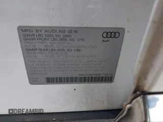 2016 Audi Q5 Premium with VIN WA1C2AFP4GA112218, listed as a IAAI auction lot 42365649 with 126,809 mi miles and . Bid and sale history available at DreamBid. Image 9.