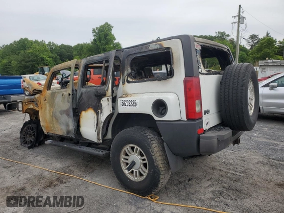 2006 Hummer H3 z VIN 5GTDN136868153785, wystawiony jako Copart lot #58202235 z przebiegiem Nie podano mil oraz Szkoda całkowita • Salvage title. Historia ofert i sprzedaży dostępna na DreamBid. Obrazek 2.