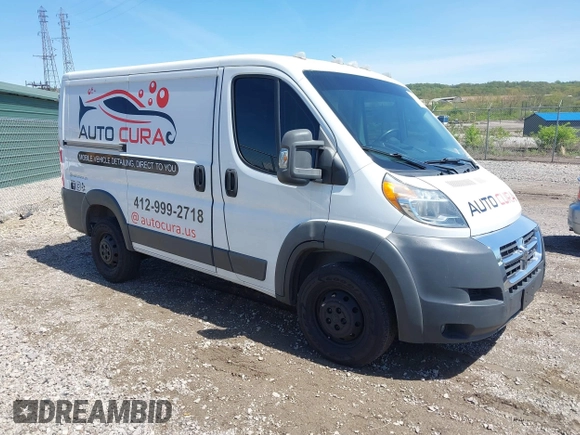 2016 Ram ProMaster Cargo with VIN 3C6TRVNG6GE106564, listed as a IAAI auction lot 42167824 with 159,340 mi miles and . Bid and sale history available at DreamBid. Image 1.
