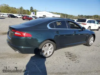 2010 Jaguar XF Luxury with VIN SAJWA0FA5AHR62161, listed as a Copart auction lot 50439655 with 0 mi miles and Salvage Title. Bid and sale history available at carsss.com. Image 3.