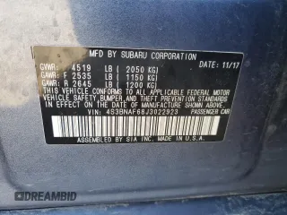 2018 Subaru Legacy Premium with VIN 4S3BNAF68J3022923, listed as a Copart auction lot 46794693 with 95,419 mi miles. Bid and sale history available at carsss.com. Image 14.