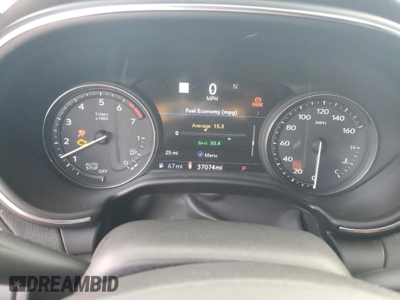 2020 Cadillac CT5 Luxury with VIN 1G6DW5RK3L0122831, listed as a Copart auction lot 55451854 with 37,074 mi miles and Salvage Title. Bid and sale history available at carsss.com. Image 9.