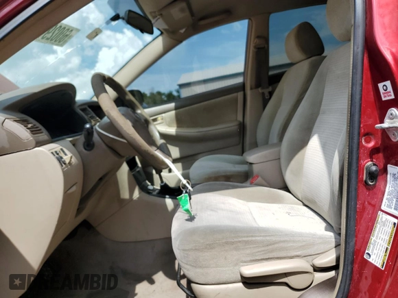 2006 Toyota Corolla CE с VIN 1NXBR32E26Z744124, выставлен на аукционе Copart как лот 60029795 с пробегом Не указан миль и Списание • Salvage title. История ставок и продаж доступна на DreamBid. Изображение 7.