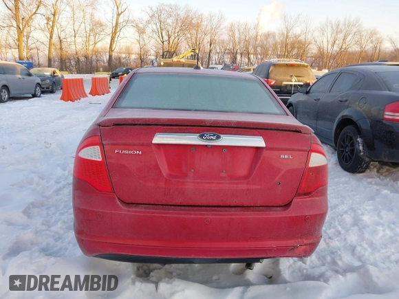 2012 Ford Fusion SEL with VIN 3FAHP0JA4CR180759, listed as a IAAI auction lot 41331221 with 177,500 mi miles. Bid and sale history available at carsss.com. Image 16.
