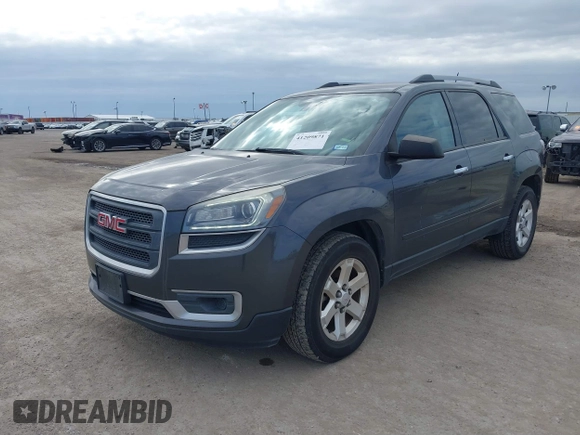 2014 GMC Acadia SLE with VIN 1GKKRPKD6EJ312787, listed as a IAAI auction lot 41209871 with 185,960 mi miles. Bid and sale history available at carsss.com. Image 2.