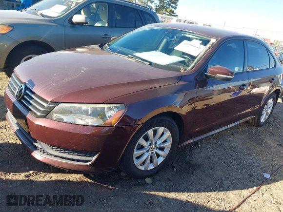 2014 Volkswagen Passat S w/Nav with VIN 1VWAP7A30EC009933, listed as a IAAI auction lot 41690840 with 202,200 mi miles. Bid and sale history available at carsss.com. Image 18.
