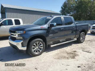 2021 Chevrolet Silverado 1500 LT with VIN 1GCUYDED6MZ317005, listed as a Copart auction lot 47091675 with 46,381 mi miles and Salvage Title. Bid and sale history available at DreamBid. Image 1.