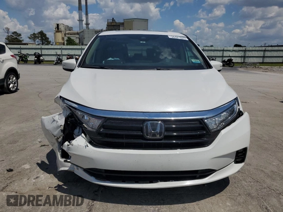 2024 Honda Odyssey EX-L с VIN 5FNRL6H62RB034417, выставлен на аукционе Copart как лот 56481825 с пробегом 13 454 миль миль и Списание • Salvage title. История ставок и продаж доступна на DreamBid. Изображение 5.