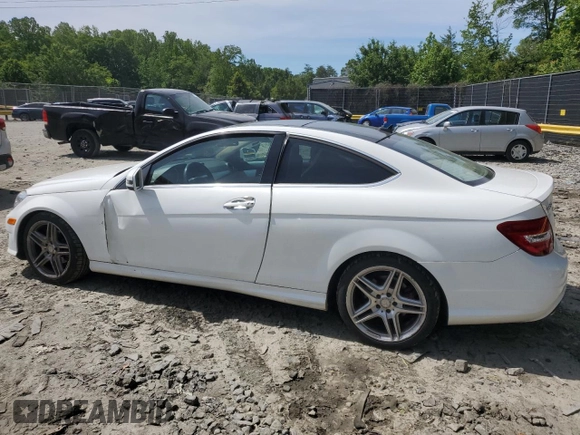 2013 Mercedes-Benz C 250 with VIN WDDGJ4HB7DF980649, listed as a Copart auction lot 57817425 with 109,210 mi miles and Salvage title. Bid and sale history available at DreamBid. Image 2.