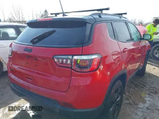 2020 Jeep Compass Latitude with VIN 3C4NJDBB0LT117643, listed as a IAAI auction lot 41758429 with 81,912 mi miles and . Bid and sale history available at DreamBid. Image 4.