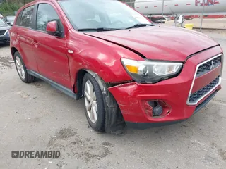 2014 Mitsubishi Outlander Sport ES with VIN 4A4AP3AU3EE026579, listed as a IAAI auction lot 41833606 with 104,583 mi miles. Bid and sale history available at carsss.com. Image 6.