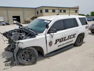 2020 Chevrolet Tahoe Commercial z VIN 1GNLCDEC0LR115610, wystawiony jako Copart lot #56468665 z przebiegiem Nie podano mil oraz Szkoda całkowita • Salvage title. Historia ofert i sprzedaży dostępna na DreamBid. Obrazek 1.