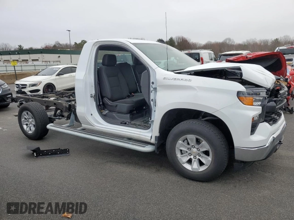 2024 Chevrolet Silverado 1500 Work Truck with VIN 3GCNAAED8RG363871, listed as a Copart auction lot 50422745 with 8,338 mi miles and Clean Title. Bid and sale history available at carsss.com. Image 4.