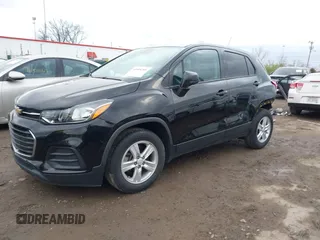 2020 Chevrolet Trax LS with VIN KL7CJKSB4LB074838, listed as a IAAI auction lot 41909289 with 77,471 mi miles. Bid and sale history available at carsss.com. Image 17.