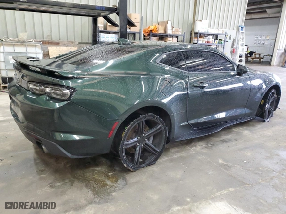 2020 Chevrolet Camaro 1SS with VIN 1G1FF1R78L0105851, listed as a Copart auction lot 44699385 with 49,704 mi miles and Salvage Title. Bid and sale history available at carsss.com. Image 3.