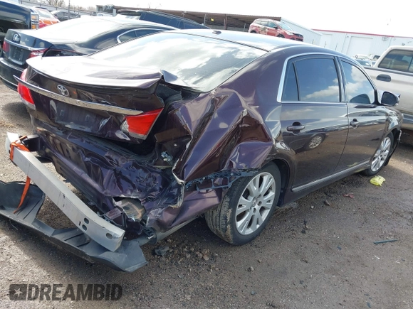 2011 Toyota Avalon with VIN 4T1BK3DB8BU416045, listed as a IAAI auction lot 41711885 with 153,910 mi miles and . Bid and sale history available at DreamBid. Image 4.