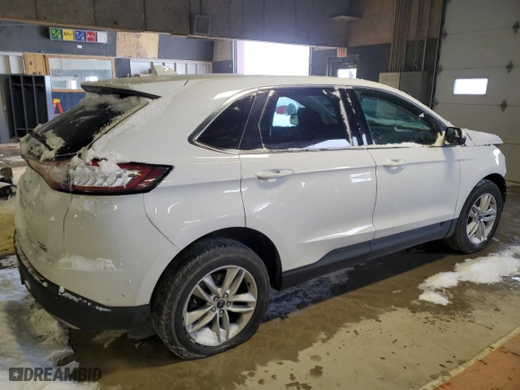 2015 Ford Edge SEL with VIN 2FMTK4J97FBC27281, listed as a Copart auction lot 87402434 with 161,960 mi miles and Salvage Title. Bid and sale history available at carsss.com. Image 3.