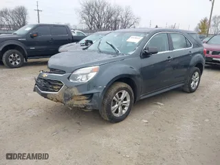 2017 Chevrolet Equinox LS with VIN 2GNALBEK4H1542906, listed as a IAAI auction lot 41538531 with 131,802 mi miles. Bid and sale history available at carsss.com. Image 2.
