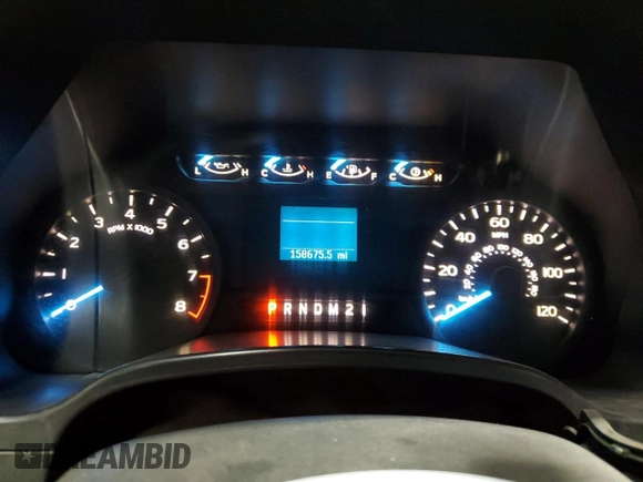 2018 Ford F-150 XL with VIN 1FTMF1EB6JKD46575, listed as a Copart auction lot 50521715 with 158,675 mi miles and Clean Title. Bid and sale history available at carsss.com. Image 9.