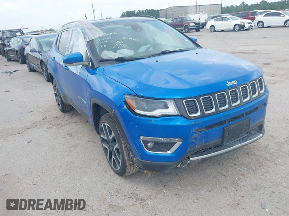 2021 Jeep Compass Limited с VIN 3C4NJDCB4MT602030, выставлен на аукционе IAAI как лот 41752693 с пробегом Не указан миль и . История ставок и продаж доступна на DreamBid. Изображение 1.
