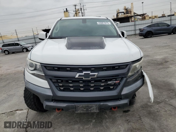 2018 Chevrolet Colorado 4WD ZR2 with VIN 1GCPTEE1XJ1105919, listed as a Copart auction lot 43081875 with 122,345 mi miles and Salvage Title. Bid and sale history available at carsss.com. Image 5.