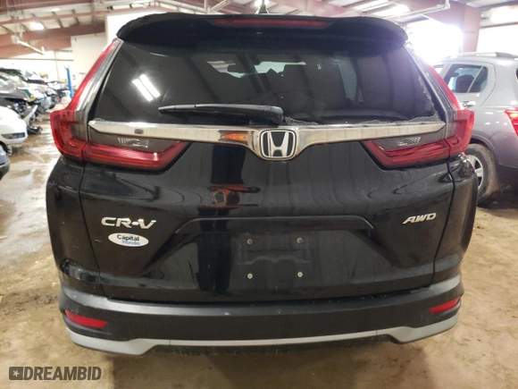 2021 Honda CR-V EX-L with VIN 2HKRW2H88MH637092, listed as a Copart auction lot 46130065 with 83,666 mi miles and Salvage Title. Bid and sale history available at carsss.com. Image 6.