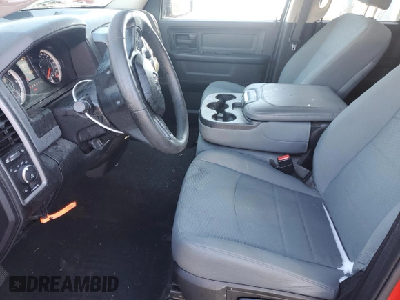 2017 Ram 1500 Express with VIN 1C6RR7FGXHS619593, listed as a Copart auction lot 45809095 with 62,403 mi miles and Salvage Title. Bid and sale history available at carsss.com. Image 7.