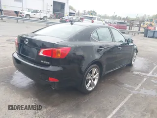 2009 Lexus IS 250 with VIN JTHBK262395089231, listed as a IAAI auction lot 41915561 with 276,285 mi miles. Bid and sale history available at carsss.com. Image 4.