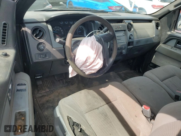 2013 Ford F-150 XL with VIN 1FTNF1CF2DKF00942, listed as a Copart auction lot 59525735 with 85,551 mi miles and Salvage title. Bid and sale history available at DreamBid. Image 8.