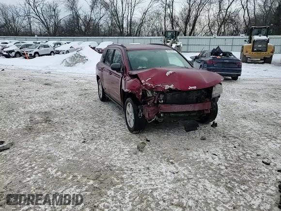 2016 Jeep Compass Sport with VIN 1C4NJDBB3GD756496, listed as a Copart auction lot 45302625 with 0 mi miles and Non Repairable. Bid and sale history available at carsss.com. Image 14.