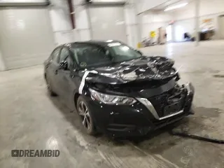 2021 Nissan Sentra SV z VIN 3N1AB8CV4MY279598, wystawiony jako Copart lot #80057934 z przebiegiem 75 208 mil mil oraz Szkoda całkowita • Salvage title. Historia ofert i sprzedaży dostępna na DreamBid. Obrazek 11.