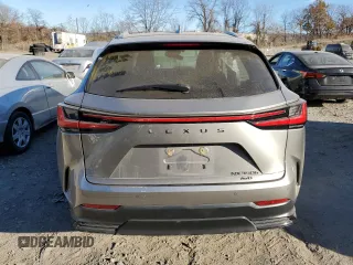 2023 Lexus NX with VIN 2T2GKCEZ9PC010474, listed as a Copart auction lot 80262214 with 26,500 mi miles and Salvage Title. Bid and sale history available at carsss.com. Image 6.