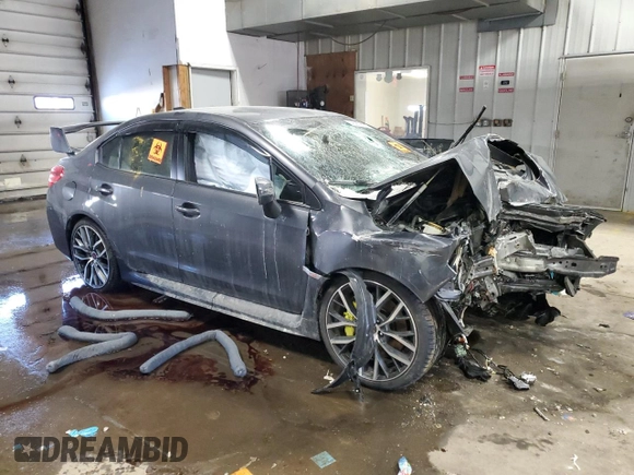 2020 Subaru WRX STI with VIN JF1VA2E6XL9829157, listed as a Copart auction lot 45809505 with 0 mi miles and Salvage Title. Bid and sale history available at carsss.com. Image 4.
