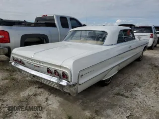 1964 Chevrolet Impala с VIN 41847J219664, выставлен на аукционе Copart как лот 75891214 с пробегом 47 312 миль миль и Списание • Salvage title. История ставок и продаж доступна на DreamBid. Изображение 3.