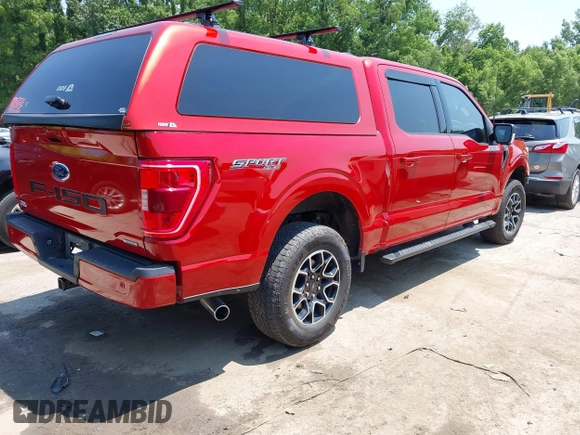 2023 Ford F-150 XL с VIN 1FTFW1E81PKD40821, выставлен на аукционе IAAI как лот 42436737 с пробегом 32 938 миль миль и . История ставок и продаж доступна на DreamBid. Изображение 4.