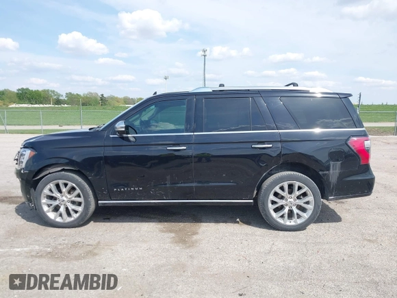 2019 Ford Expedition Platinum with VIN 1FMJU1MT2KEA09318, listed as a IAAI auction lot 42100876 with 90,330 mi miles and . Bid and sale history available at DreamBid. Image 15.