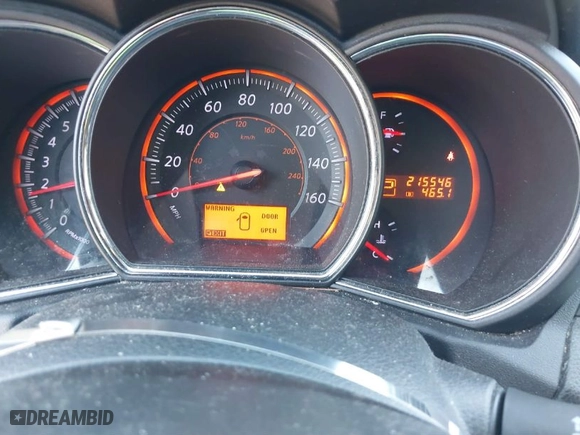 2010 Nissan Murano S with VIN JN8AZ1MU5AW008725, listed as a IAAI auction lot 41892497 with 215,546 mi miles. Bid and sale history available at carsss.com. Image 7.