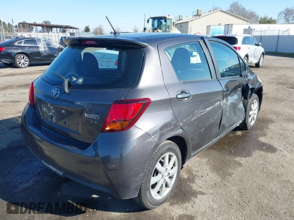 2015 Toyota Yaris L with VIN VNKKTUD34FA022251, listed as a IAAI auction lot 41435973 with 57,044 mi miles. Bid and sale history available at carsss.com. Image 4.